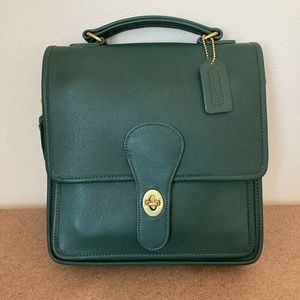 Coach vintage Station Bag in green